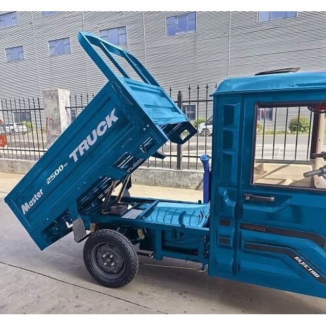 Гібридний вантажний електроавтомобіль CORSO «TRUCK MASTER» MS-60944 двигун 2500W,  акумулятор 72V 58Ah графеновий ,+2ящик.акум, +11 місць, колеса 12" фото westvelo.com
