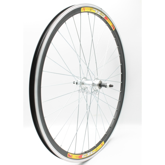Колесо 28-29 зад, обід 2-ний чорний, втулка AL на промах, диск різьба (Gravity) фото westvelo.com