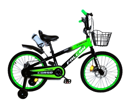 Дитячий велосипед 20 ST Corso «FALCON» FC-20816 дискові гальма, салатовий