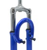 Вилка 24 аморт. різьб Ø25.4mm V-brake + disk, L-210mm р.з L-100mm синя фото westvelo.com