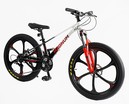 Велосипед 24 MG Corso «MAGNUM» MN-24255 магній 11", (к-т SHIMANO) біло-червоний фото westvelo.com