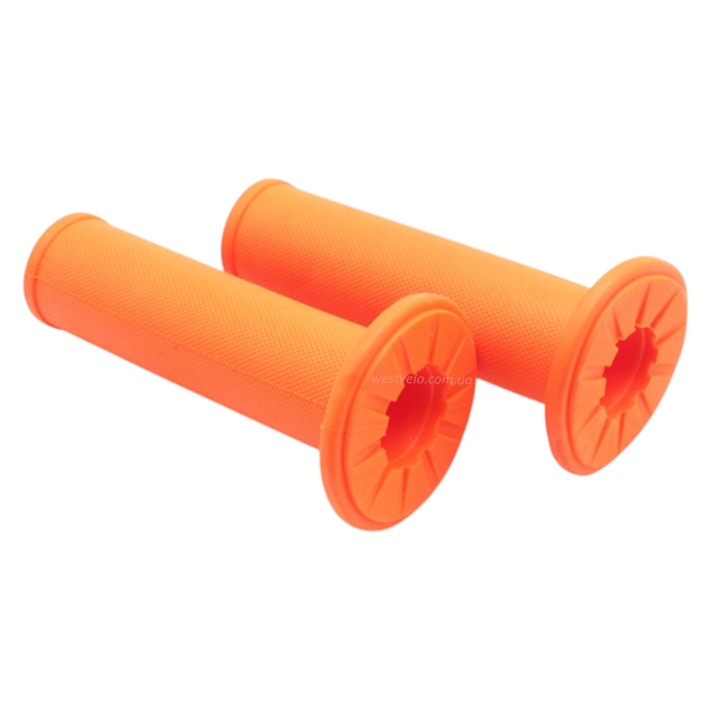 Гріпси гумові 104 мм неоново помаранчеві фото westvelo.com