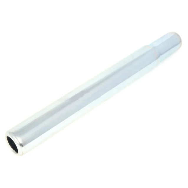 Труба сідла Ø25.4мм сталь, L-30см. нікель фото westvelo.com