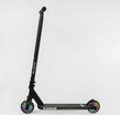 Самокат трюковий Best Scooter «WARRIOR» Т-60738 чорно-червоний, HIC-система, пеги, AL диск та дека, колеса PU Ø120mm, ширина керма - 58 см фото westvelo.com