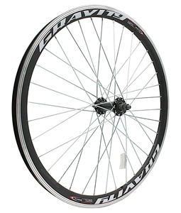 Колесо 24 перед, обід 2-ний чорний, втулка AL на промах чорна