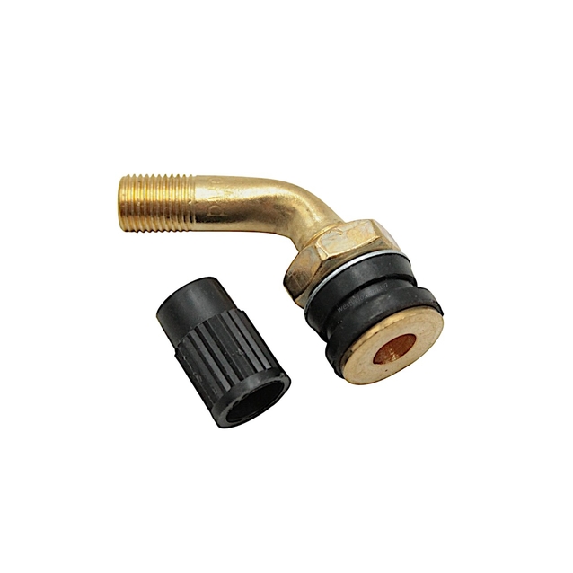 Ніпель кривий для безкамерної шини, розбірний, гайка зверху PVR 32 фото westvelo.com