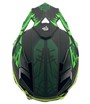 Шолом, закритий крос/ендуро (М) АТV Forsage Rider  027 чорно-салатовий матовий з дашком + окуляри