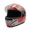 Мото шолом, закритий (XL) "KOJI" Інтеграл 550, біло-червоний глянцевий, premium class фото westvelo.com