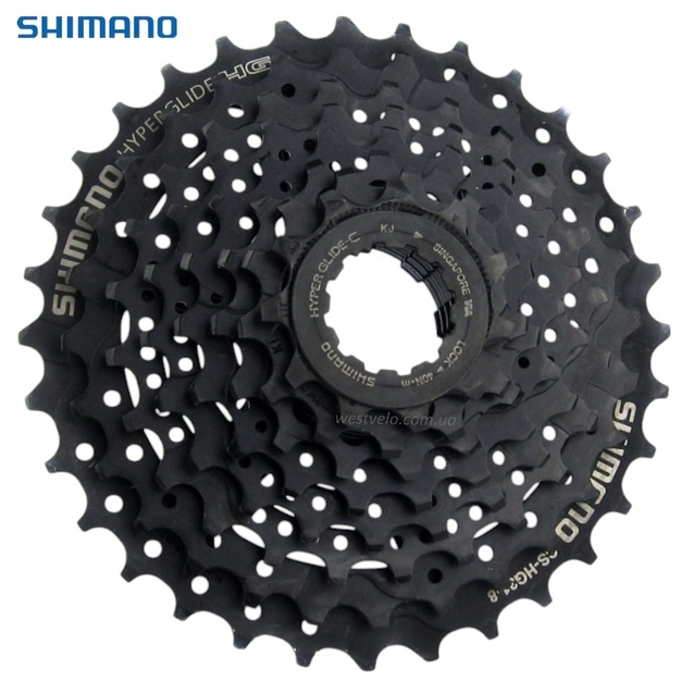 Касета 8 швидкостей SHIMANO HG-31 Acera чорна (11-32T) фото westvelo.com