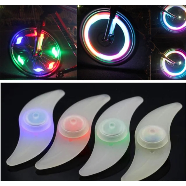 Мигалка на спиці "Бумеранг" KJ-803 (YY601) силіконова на батарейці фото westvelo.com