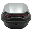 Кофр (багажник) для мотоцикла задній ROBIK 48 (390х390х290) 48L "JSBM" глянцевий, сірий фото westvelo.com