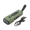 Фара Power bank (Type-C) (5000mAH) Z828-2x3W+COB, габаритне світло, (Темно-зелений хакі) фото westvelo.com