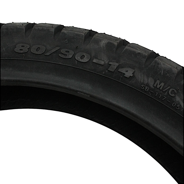 Покришка "14"  80/90-14 Б/К SWALLOW Індонезія SB-117 напів-шип TL фото westvelo.com