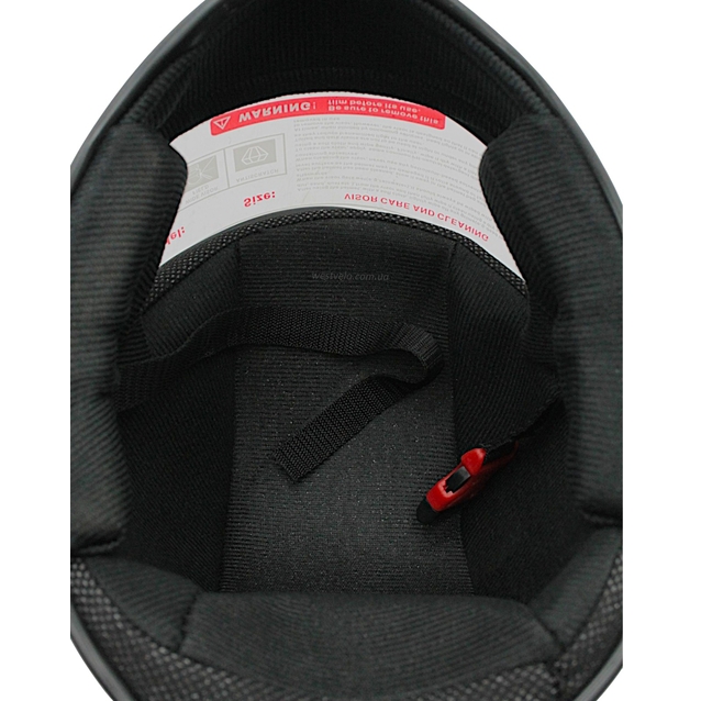 Мото шолом дитячий, закритий (L) "909", SPACE чорний глянцевий фото westvelo.com