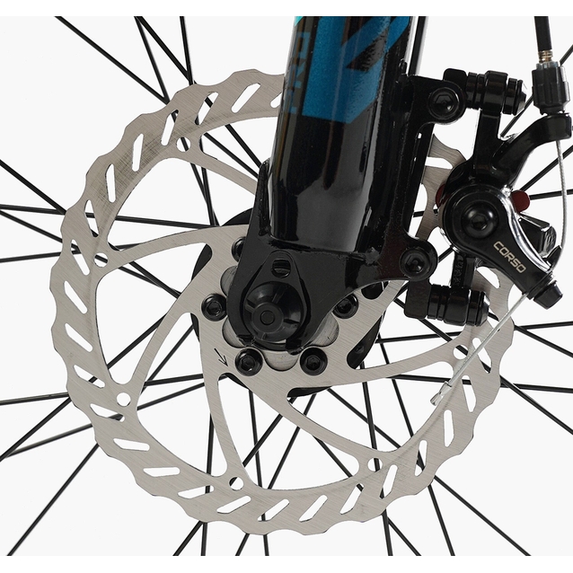 Велосипед 29 AL Corso «KORD» KR-11278 алюміній 17", (к-т SHIMANO) чорно-синій