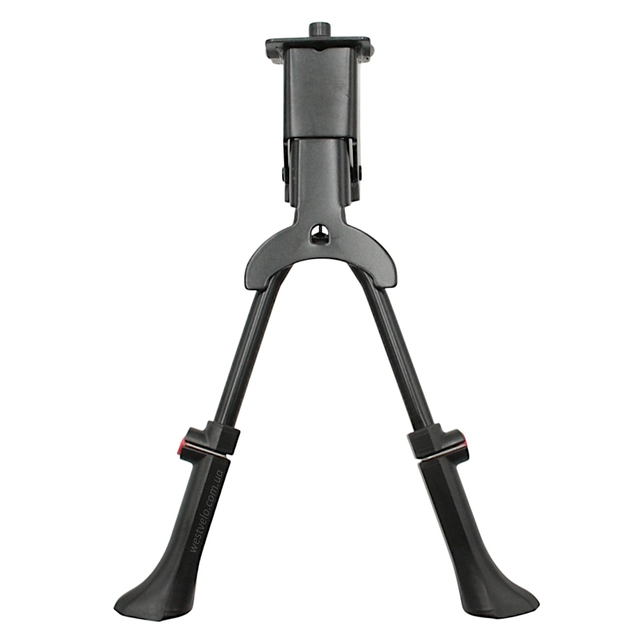 Підніжка регульована 24-29 на центр подвійна "Роги" сталева чорна фото westvelo.com