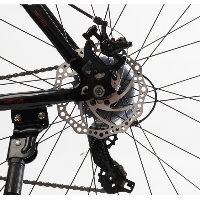 Велосипед 29 ST Corso «STELLAR» TL-29314 сталь 21", (к-т Saiguan) чорно-червоний фото westvelo.com