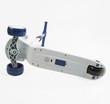 Самокат дитячий 3-х колісний Skyper RS-49500 синій, колеса PU Ø125mm/40mm зі світлом, музика та підсвічування платформи, кермо складне фото westvelo.com