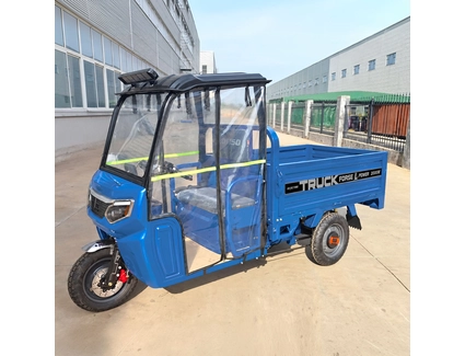 Вантажний електротрицикл CORSO «TRUCK FORCE-L» LT-85240 двигун 2000W, акумулятор 72V 60Ah лійтій-залізо-фосфатний,+5 місць, колеса 12" - ПОВІНІСТЮ РОЗІБРАНИЙ