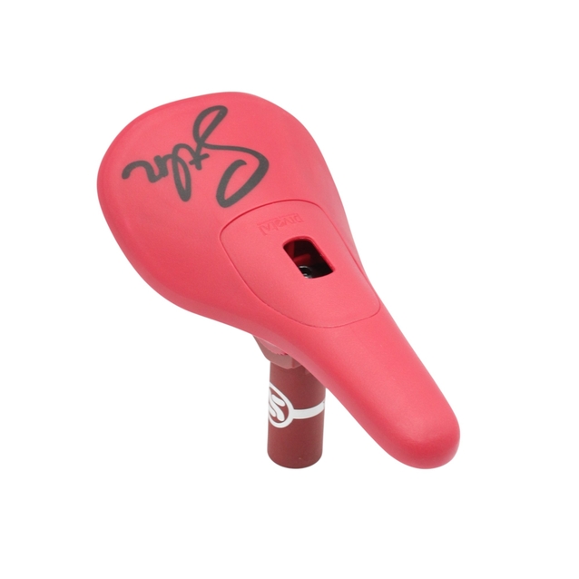 Сідло BMX PIVOTAL (STOLEN) (з трубкою 75мм) (215х115мм) пластмасове рожеве фото westvelo.com