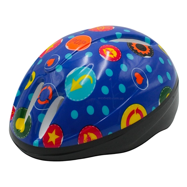 Вело шолом "TK Sport" 599 (53см) синій, POP фото westvelo.com