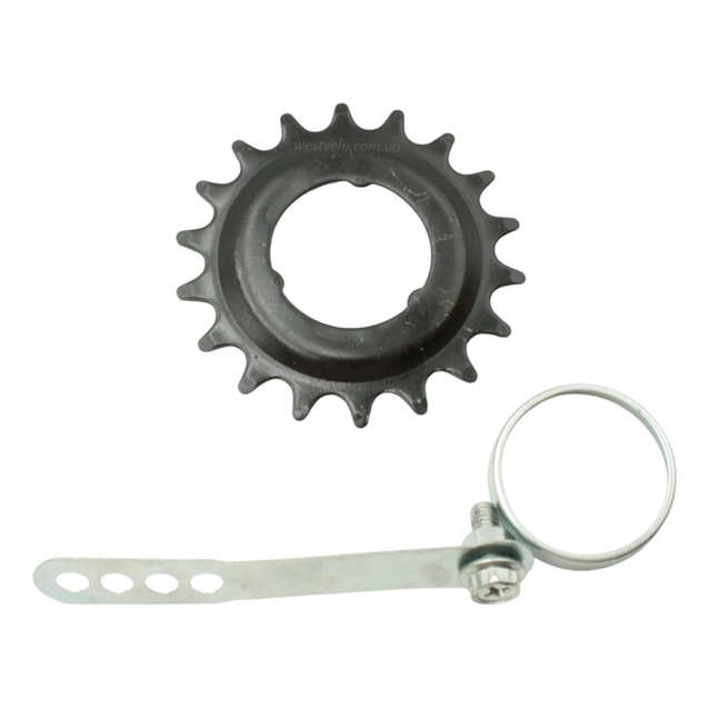 Втулка задня гальмівна Falcon (черв'ячна) на 36 спиць + к-т нікель, під 3мм (SF-CT01) (10Gx36Н) (зірка20) фото westvelo.com