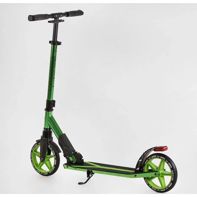 Самокат дитячий 2-х колісний, PU Lamborghini LB 3655 салатовий, 1 амортизатор фото westvelo.com