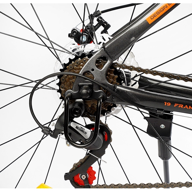 Велосипед 29 ST Corso «NITRO» NT-29129 сталь 19", (к-т SunRun) чорно-червоний фото westvelo.com