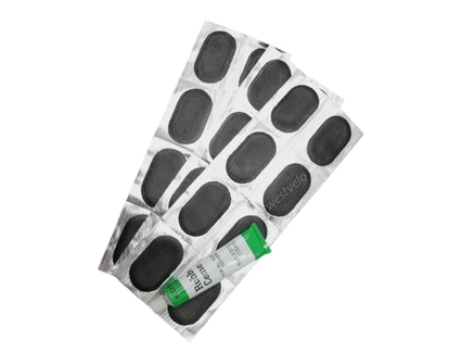 Латки + клей RS 24 овальні (чорні)