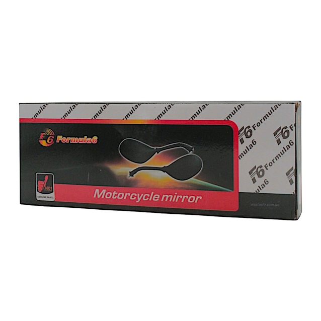 Дзеркало заднього виду Овальні Yamaha (F6) (M8 R+L) Formula F6 фото westvelo.com