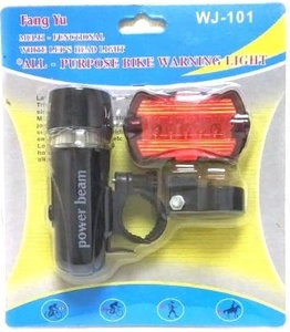 Фара + мигалка FY-812 діодні, на батарейках