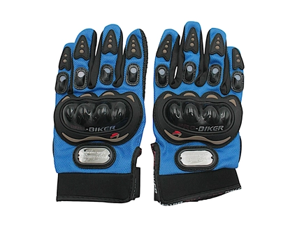 Мото рукавиці (L) "PRO BIKER" чорно-сині (MCS-01)