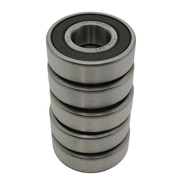 Підшипник пром (6204 2RS) (19,8х47х14) CX POLAND (Польща) фото westvelo.com