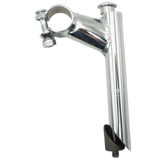 Винос руля мтв сталевий Ø22.2мм. L-150мм. L-65мм. Ø25.4мм. нікель фото westvelo.com