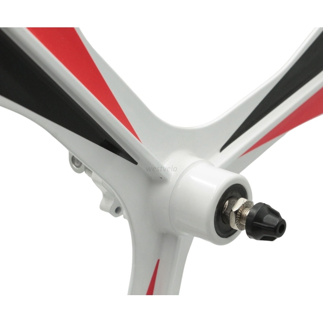 Колеса 26 перед+зад, обода ЛИТІ білі, на промах, диск 6 болтів, ексцентрик фото westvelo.com