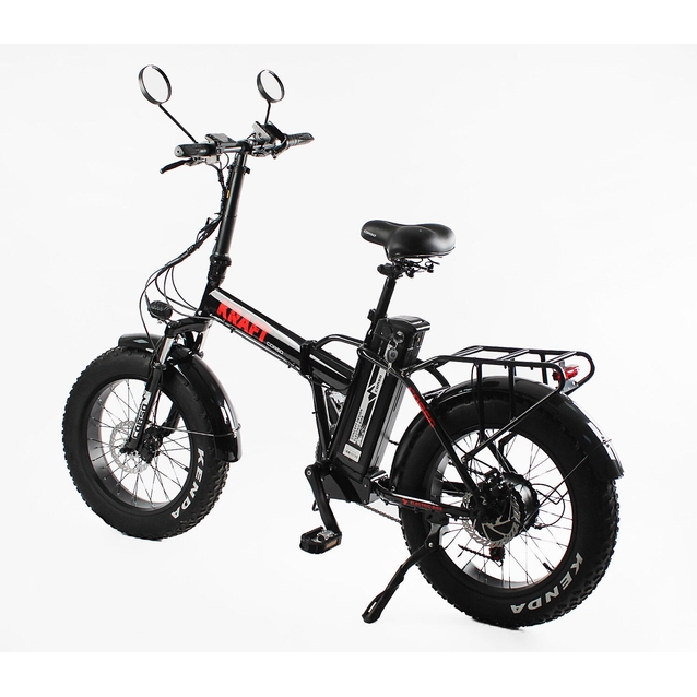 Електрофетбайк 20 ST Corso «KRAFT» KR-31007 сталь, двигун 500W, акумулятор 48V 15Ah літієвий, (к-т SHIMANO) чорно-червоний (1) фото westvelo.com