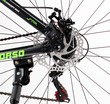 Велосипед 29 AL Corso «DARK-X» DX-29904 алюміній 17", (к-т SHIMANO) графітово-салатовий фото westvelo.com