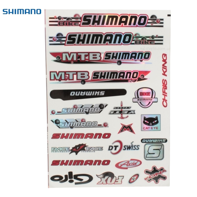 Наклейки SHIMANO Castello фото westvelo.com