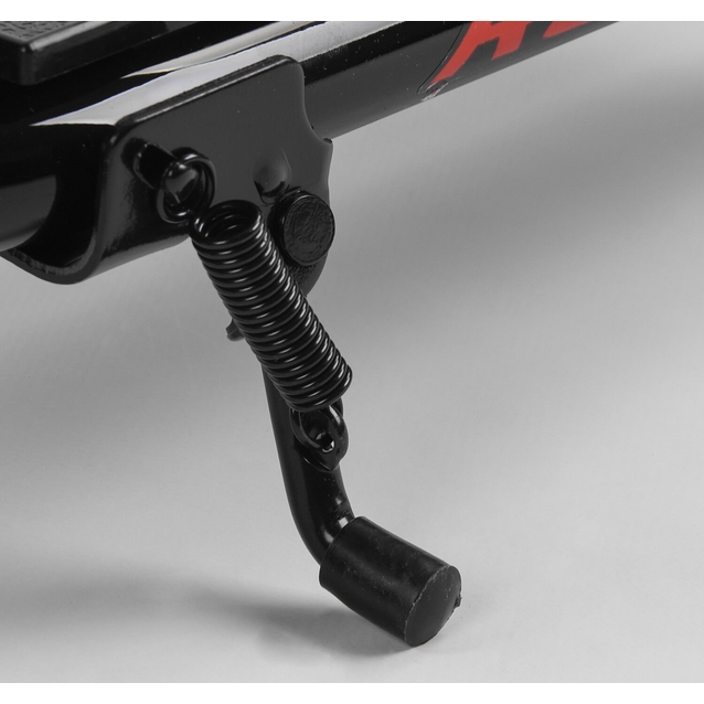 Самокат дитячий 2-х колісний, надувні колеса 12 Corso CR-T 5656 чорний, ручне переднє гальмо фото westvelo.com