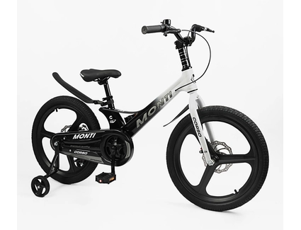 Дитячий велосипед 20 MG Corso «MONTI» MT-20360, магнієва рама, чорно-білий