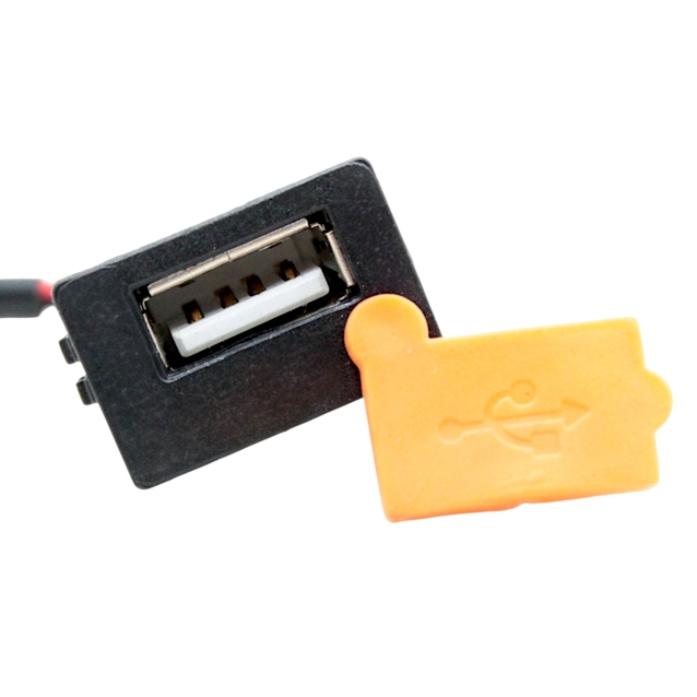 Порт (роз'єм) USB для електроскутера, квадратний штекер (2 pin) фото westvelo.com