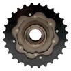 Зірка задня різьбова 8-рик CROSSRIDE чорно-коричнева (CR-FW30) фото westvelo.com