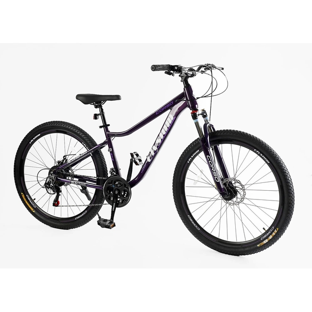 Велосипед 27.5 AL Corso «ELYSIUM» LS-27611 алюміній 15.5", (к-т SHIMANO) фіолетовий фото westvelo.com