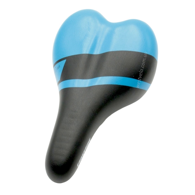 Сідло дитяче CROSSRIDE №63-1, чорно-синє фото westvelo.com