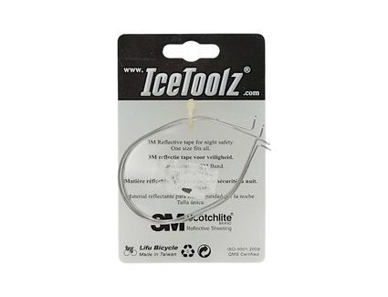 Світловідбиваючі кліпси ICE TOOLZ (721D2 S4) сталеві, нікельні (2шт) (із дефектом) (Тайвань)