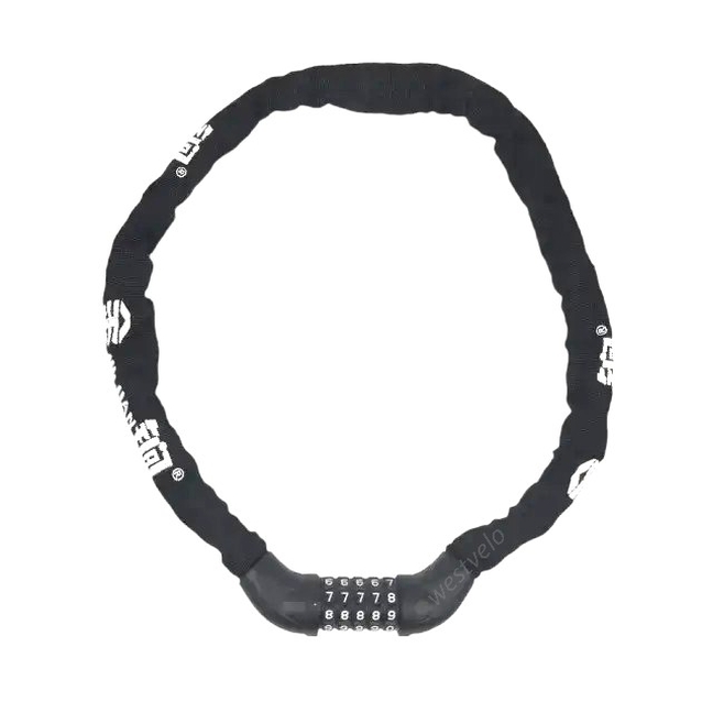 Замок MYSPACE №601 1000mm, ланц в чохлі змінний код фото westvelo.com