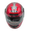 Мото шолом, закритий (L) AWN Helmet "109" червоний глянцевий фото westvelo.com