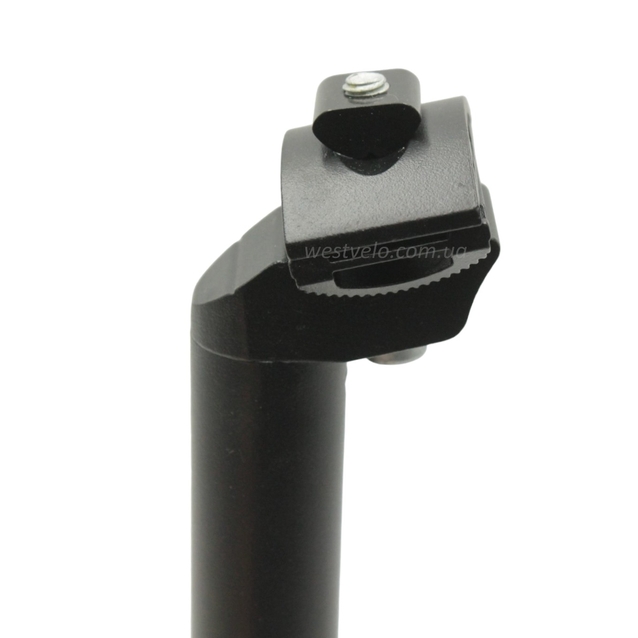 Труба сідла Ø27.2 мм алюміній, L-35 см на глагол,чорна фото westvelo.com