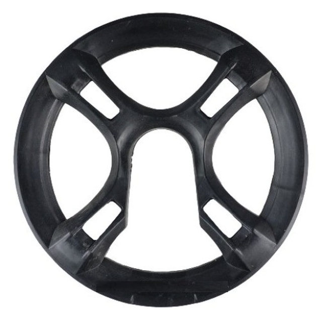 Захист зірки передньої мтв "Х" малий, пластик чорний матовий фото westvelo.com