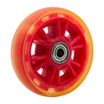 Колесо самоката дитячого поліуретан Ø90мм, діодне, червоний фото westvelo.com